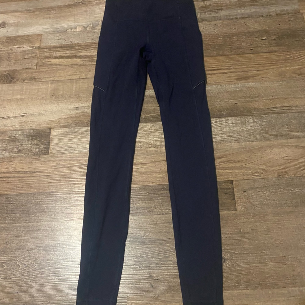 Lululemon Navy Blue Leggings - Picture 2 of 4